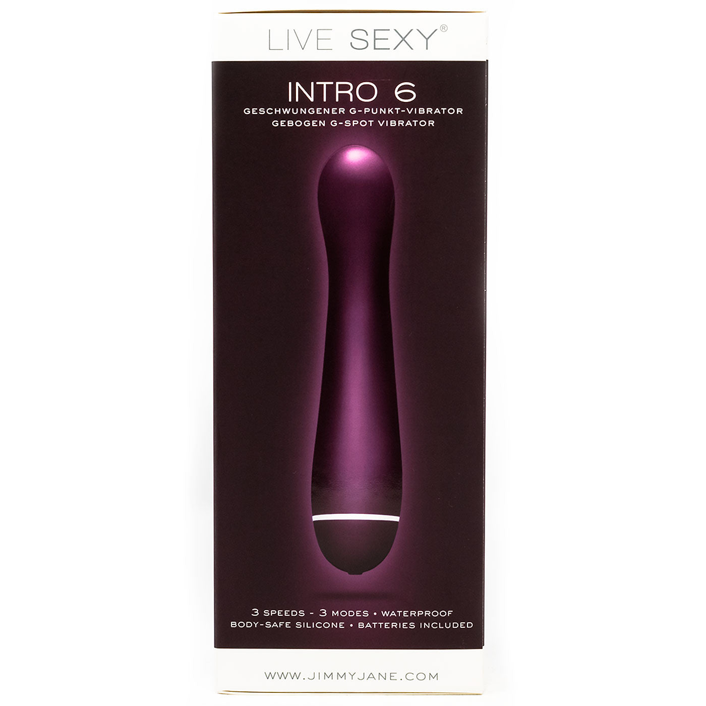 Jimmyjane Intro 6 Luxury Powerful Waterproof G-Spot Vibrator