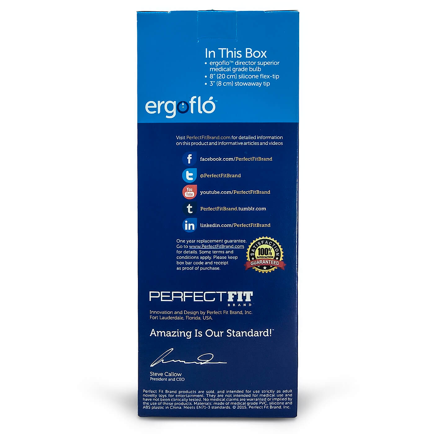 Ergoflo Director 9 Oz Bulb Medical Grade Douche for Anal Hygiene