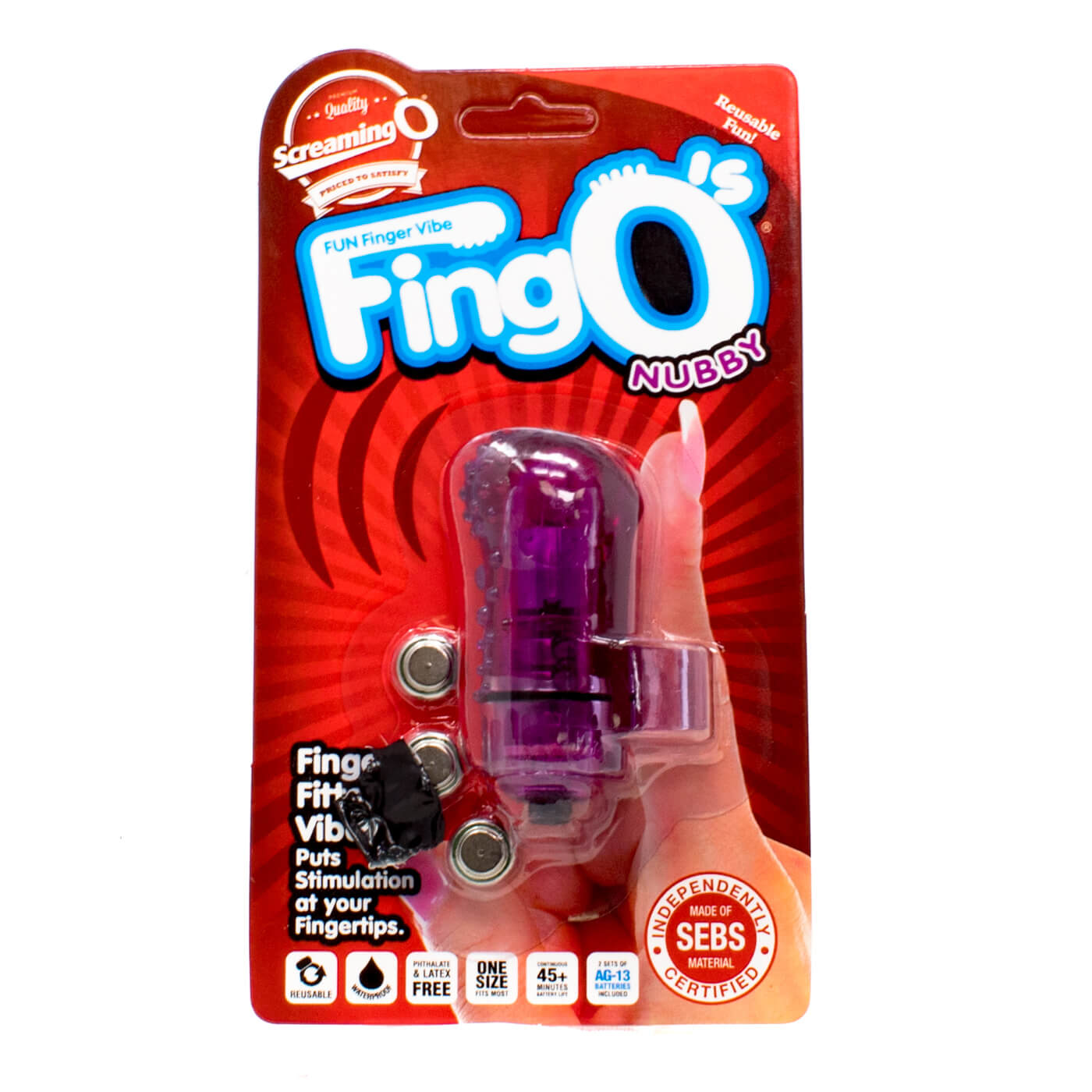 Screaming O FingO Fun Finger Nubby Vibe