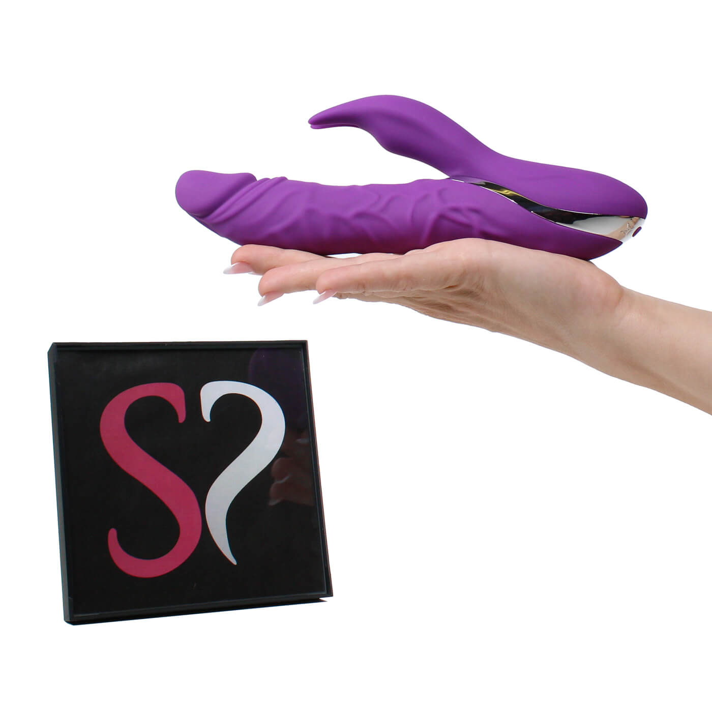 DUALITY 10 Function Rotating Rechargeable Dual Motor Realistic G-Spot Rabbit Vibrator
