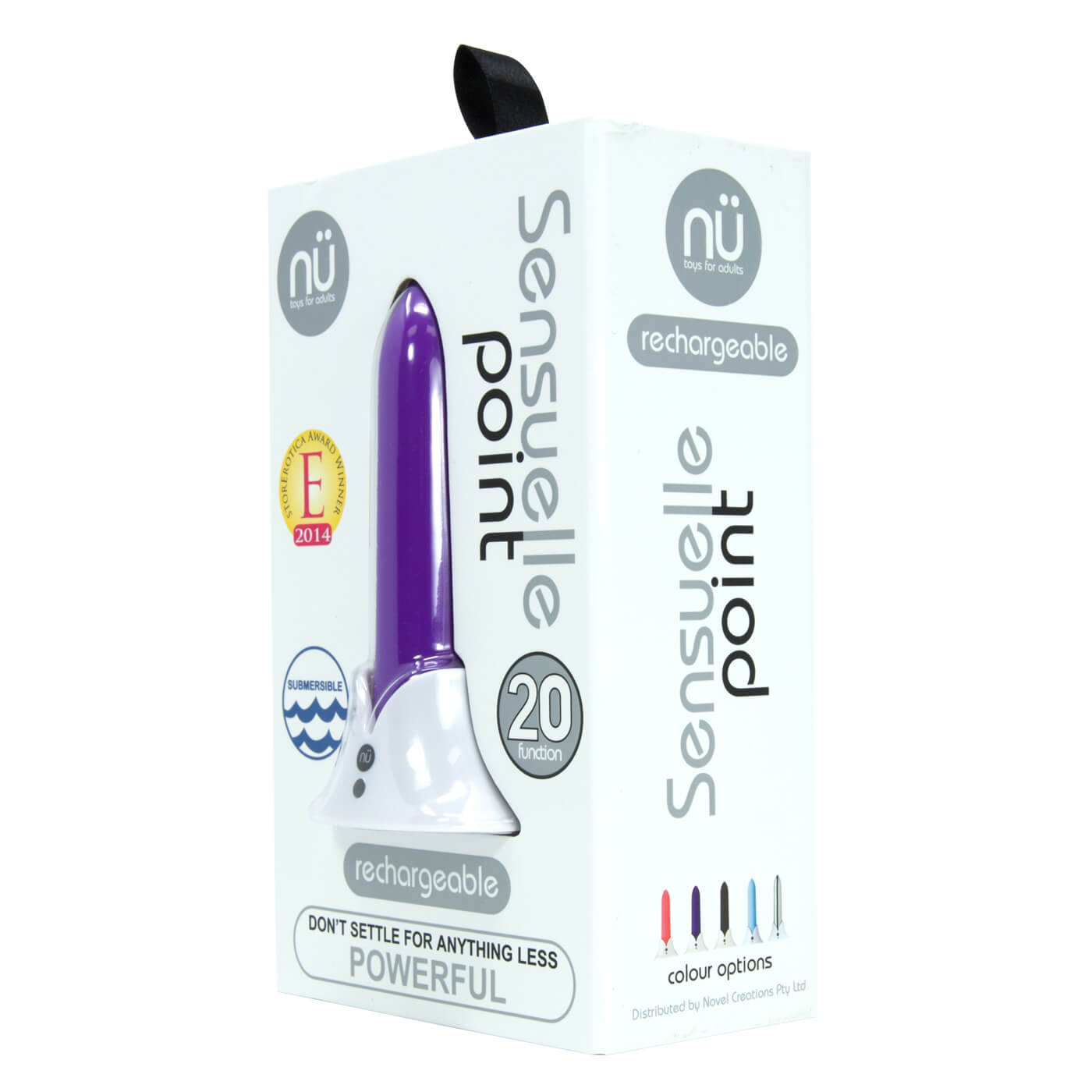Sensuelle Point 20 Functions USB Rechargeable Powerful Remote Control Bullet Vibrator