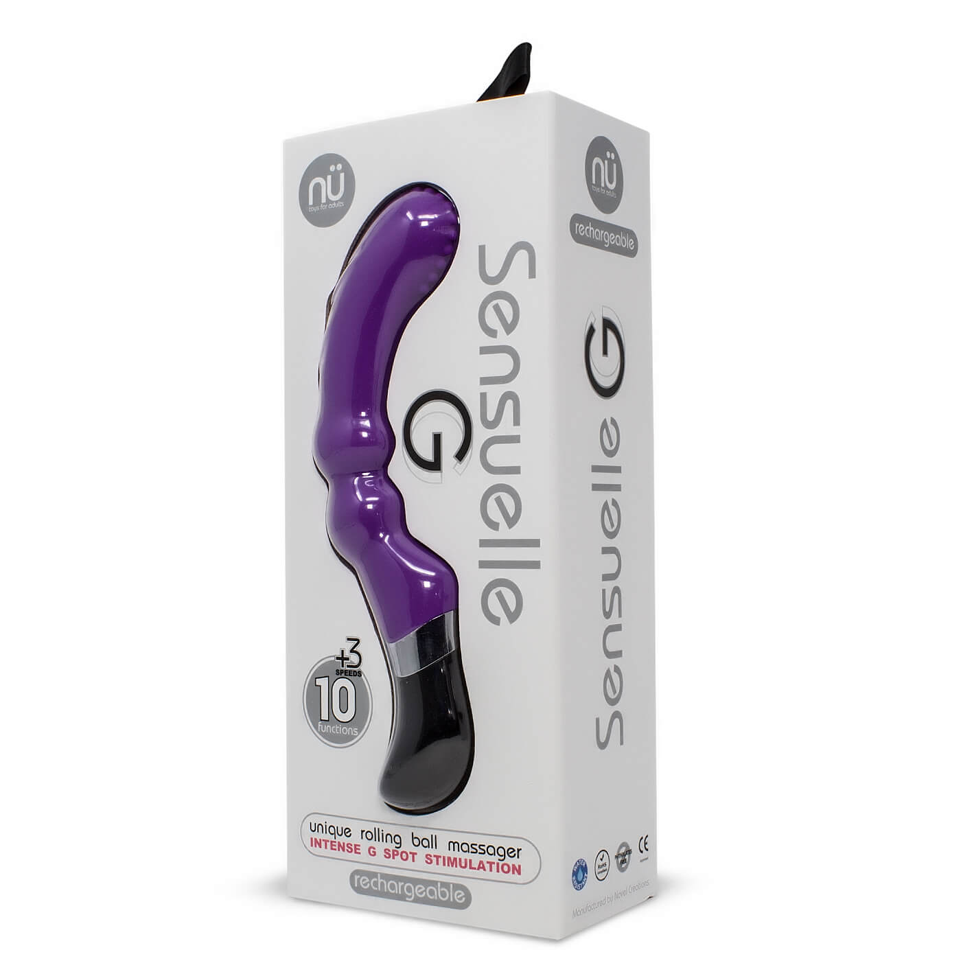 Sensuelle G USB Rechargeable 10-Function 3-Speed G-Spot Vibrating Massager