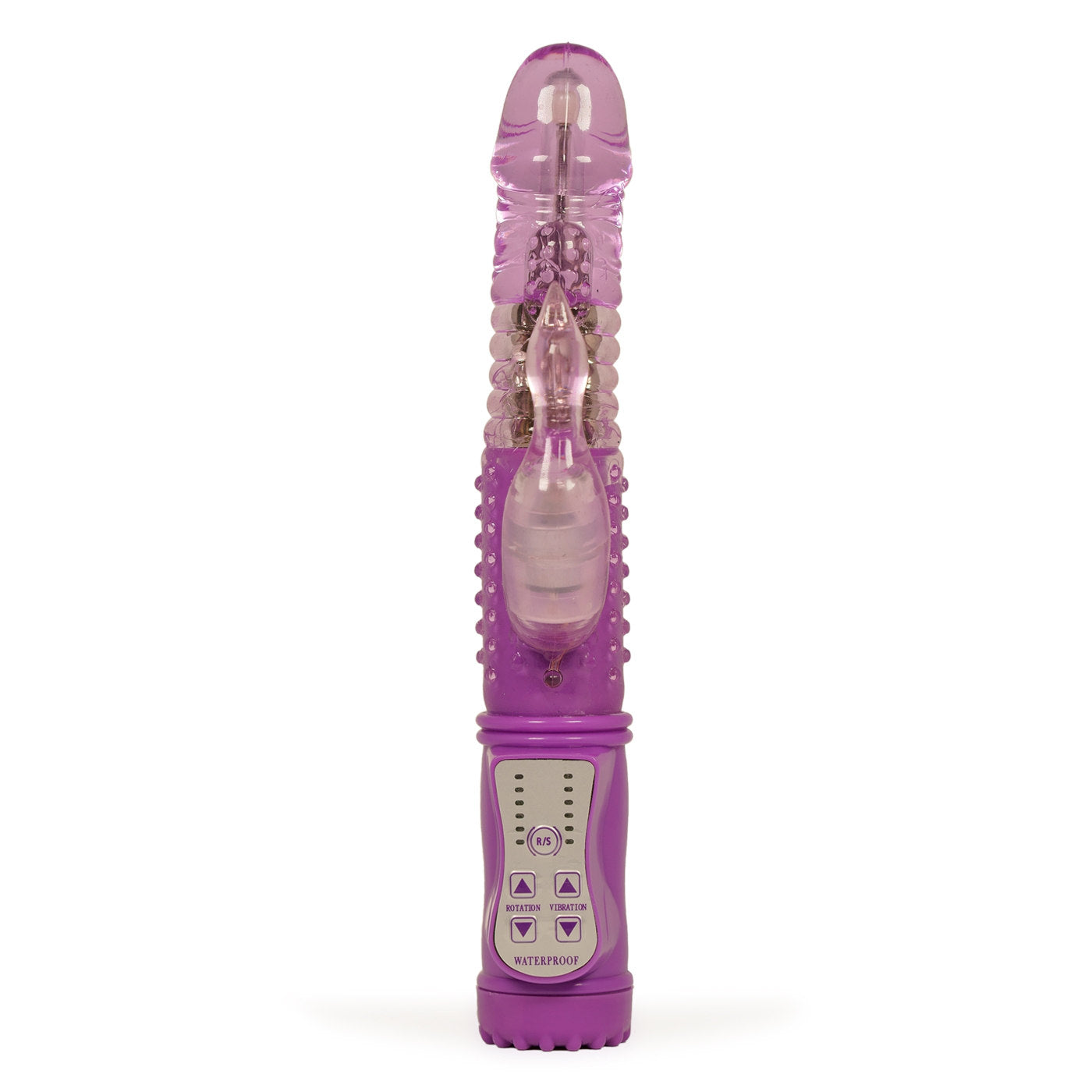 Double Delight 7 Function Rotating Beaded Realistic Rechargeable Rabbit Vibrator