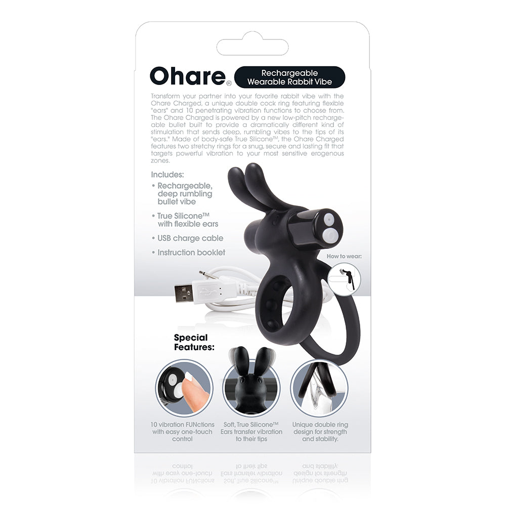 Screaming O Charged Ohare USB Rechargeable Vibrating Rabbit Cock Ring