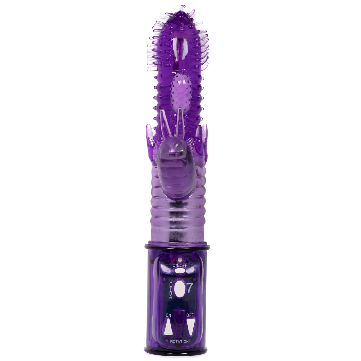 Double Delight Triple Action 7 Function Dual Motor Powerful Rotating Rabbit