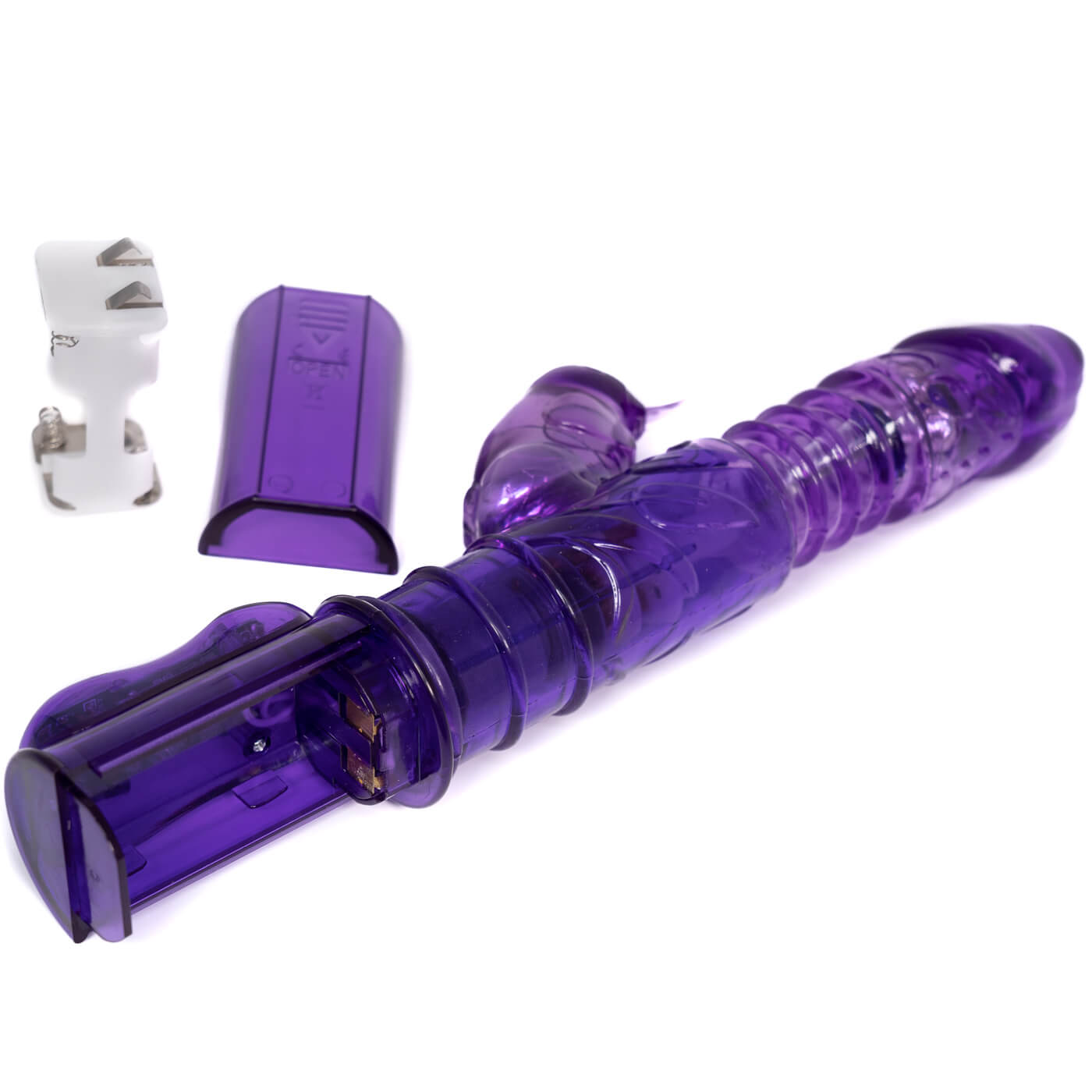 Double Delight Thrusting 12 Function Powerful Rabbit Vibrator