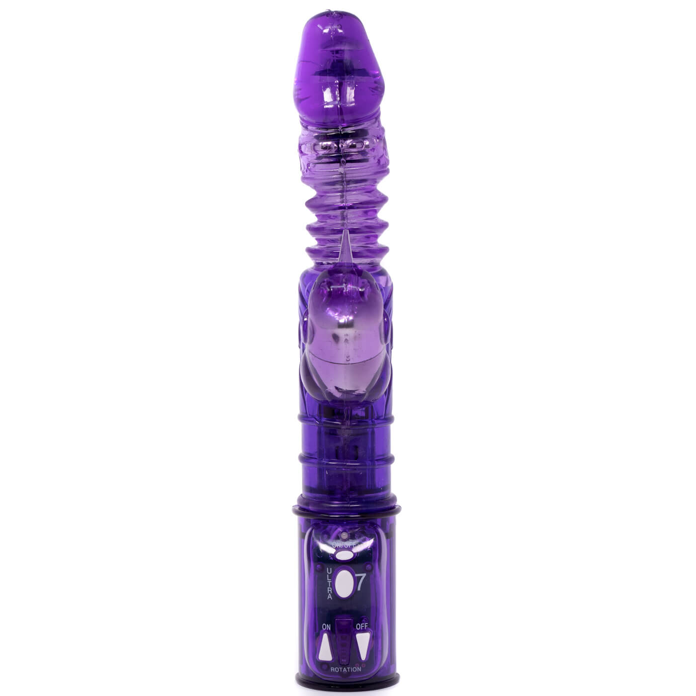 Double Delight Thrusting 12 Function Powerful Rabbit Vibrator
