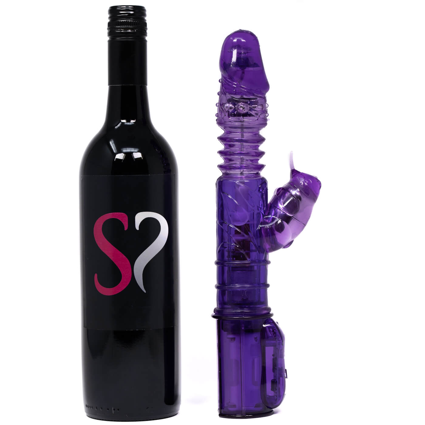 Double Delight Thrusting 12 Function Powerful Rabbit Vibrator