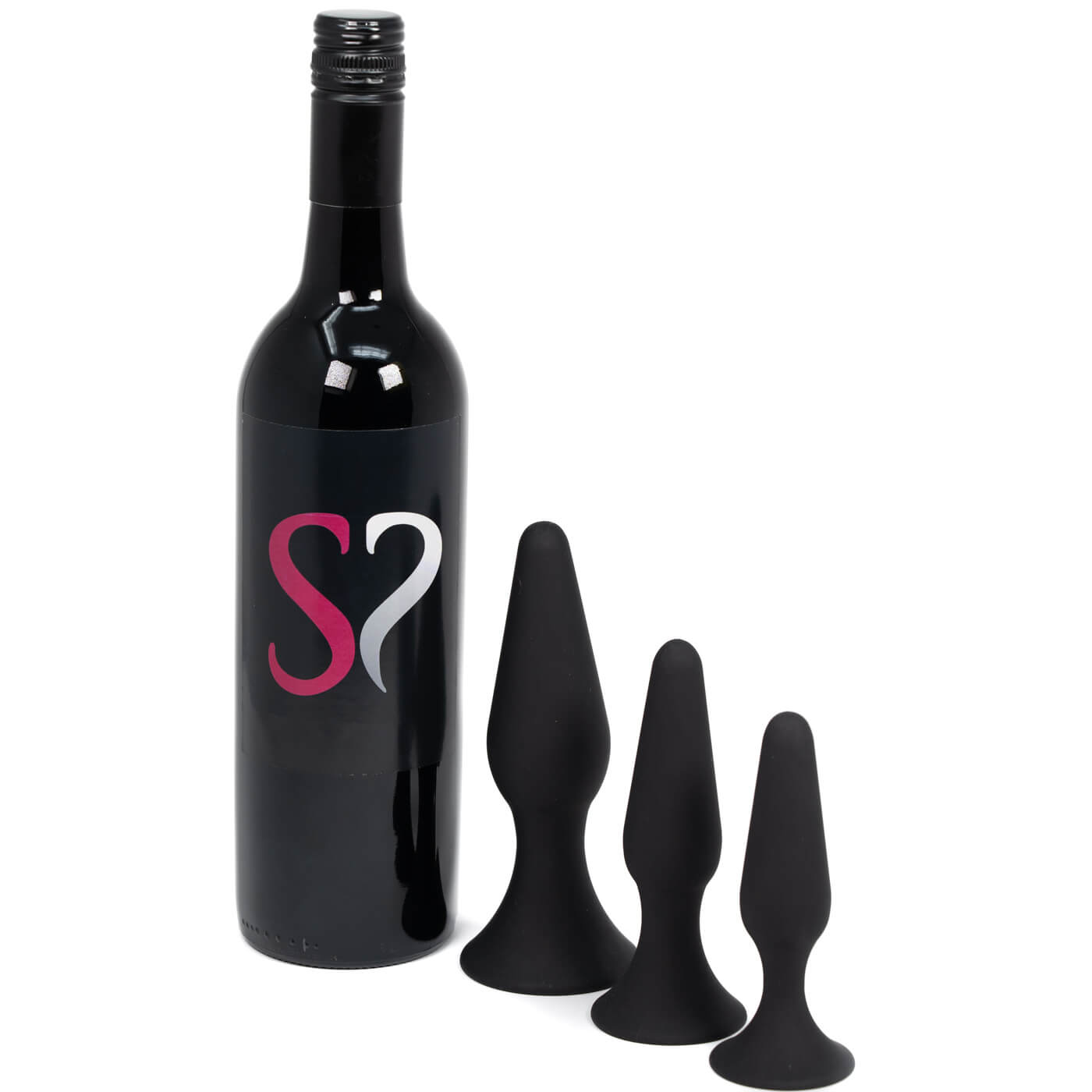 Backdoor Bliss 3 Size Silicone Suction Cup Butt Plug Anal Training Set