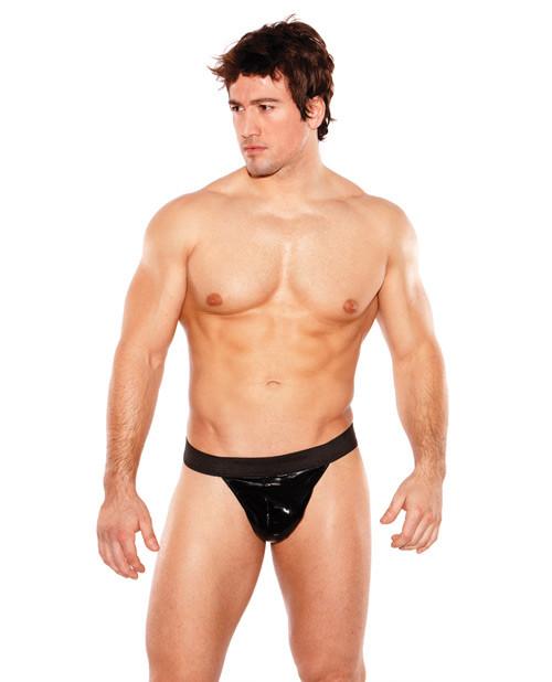 Zeus Wet Look Thong O/S (Mens) by AL -