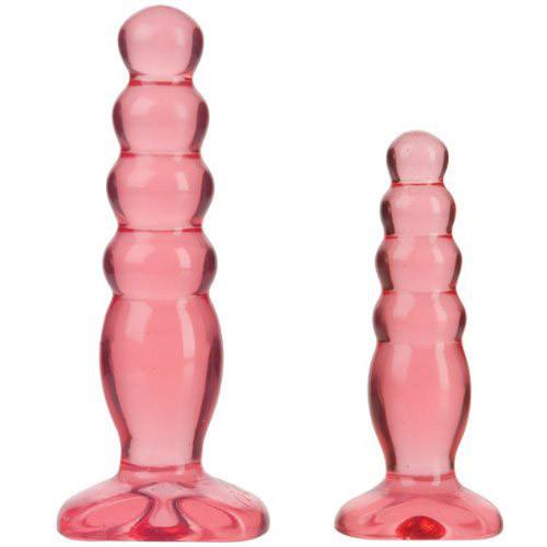 Doc Johnson Crystal Jellies Beaded Butt Plug Trainer Kit by Doc Johnson - - 1