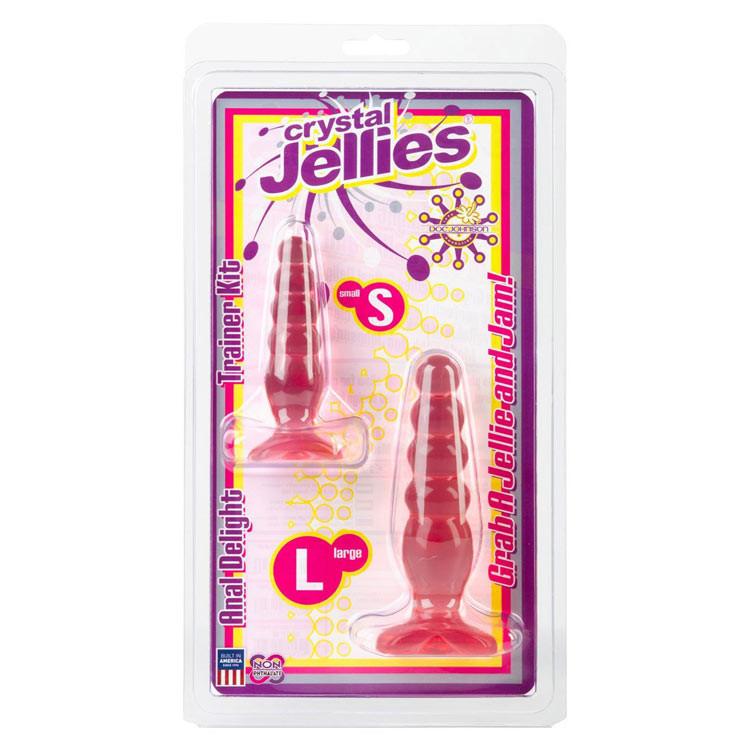 Doc Johnson Crystal Jellies Beaded Butt Plug Trainer Kit by Doc Johnson - - 4