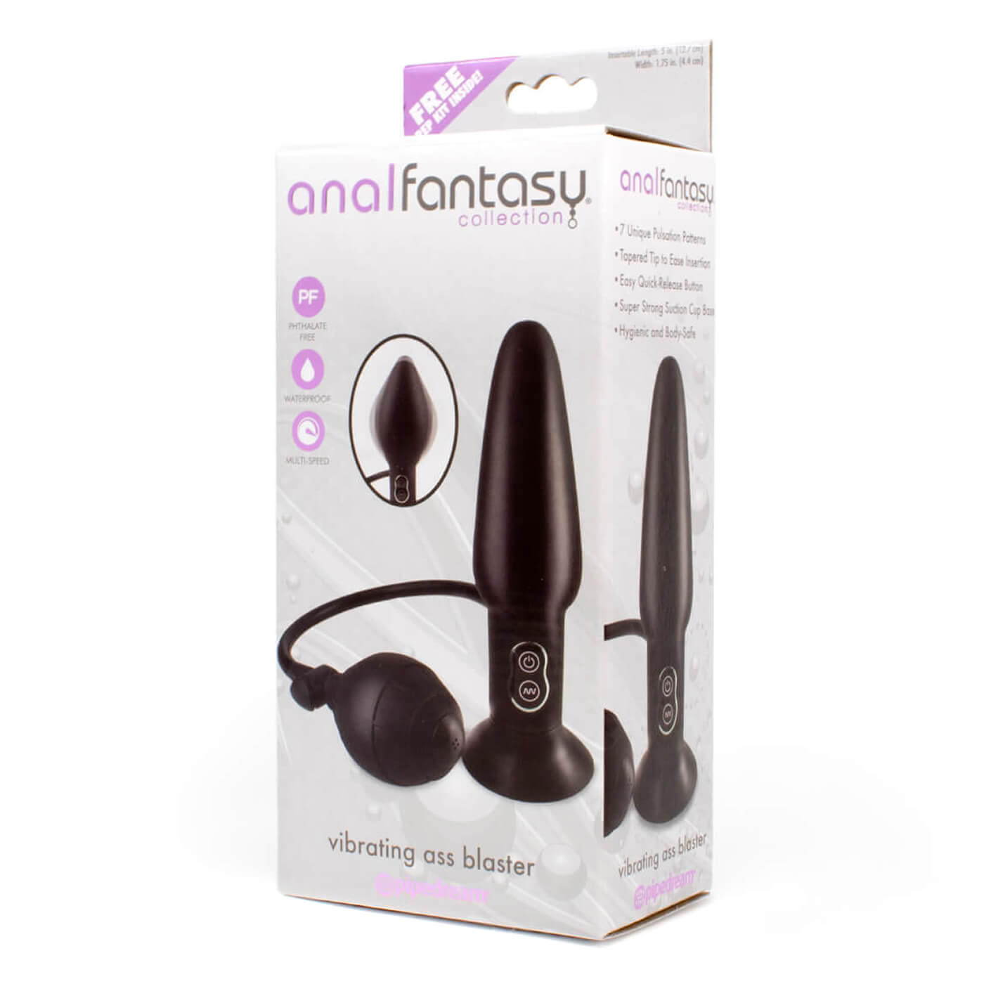 Anal Fantasy Vibrating Silicone Ass Blaster