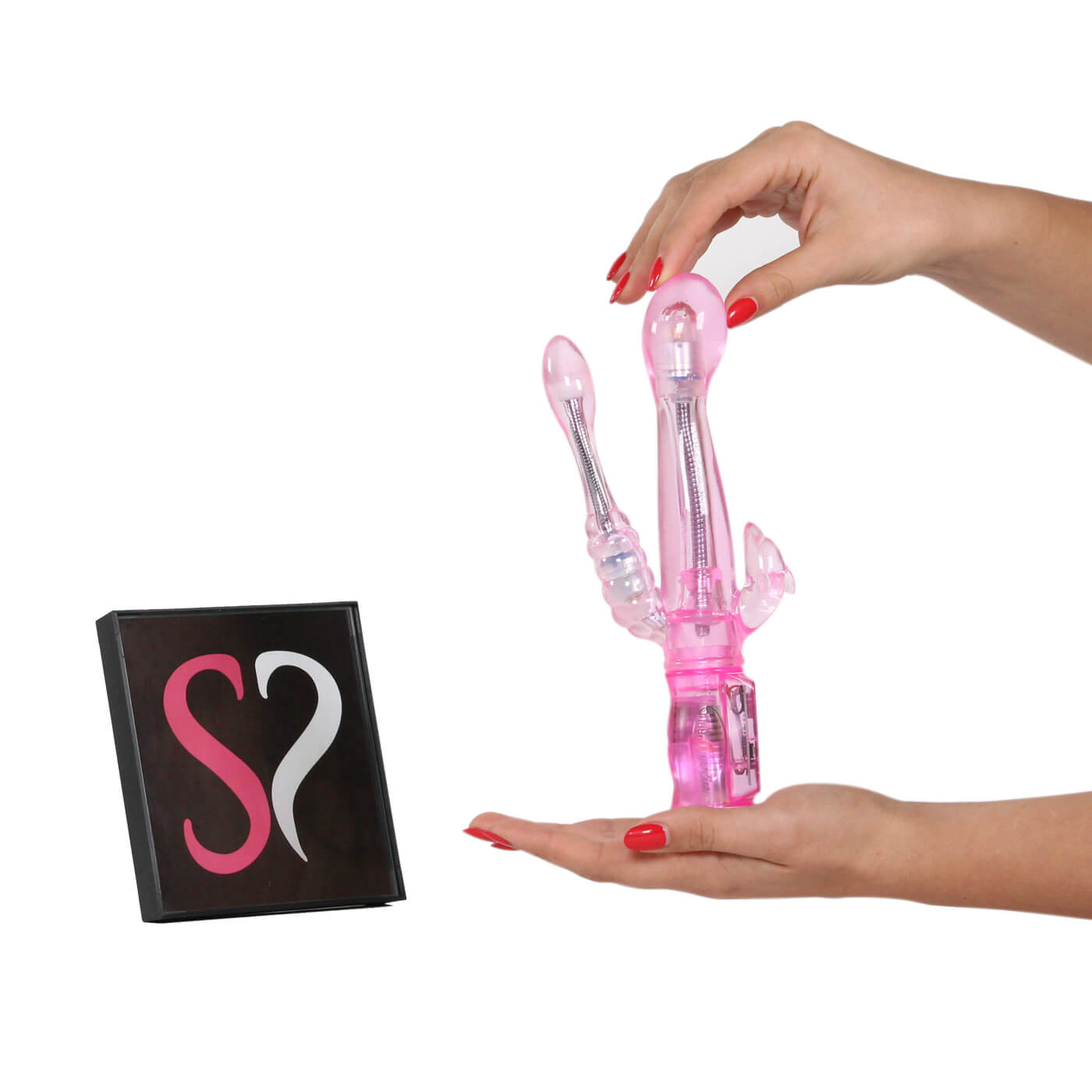 Simpli Pleasure Super Bendy 6 Speed Triple Stimulator Vibrator