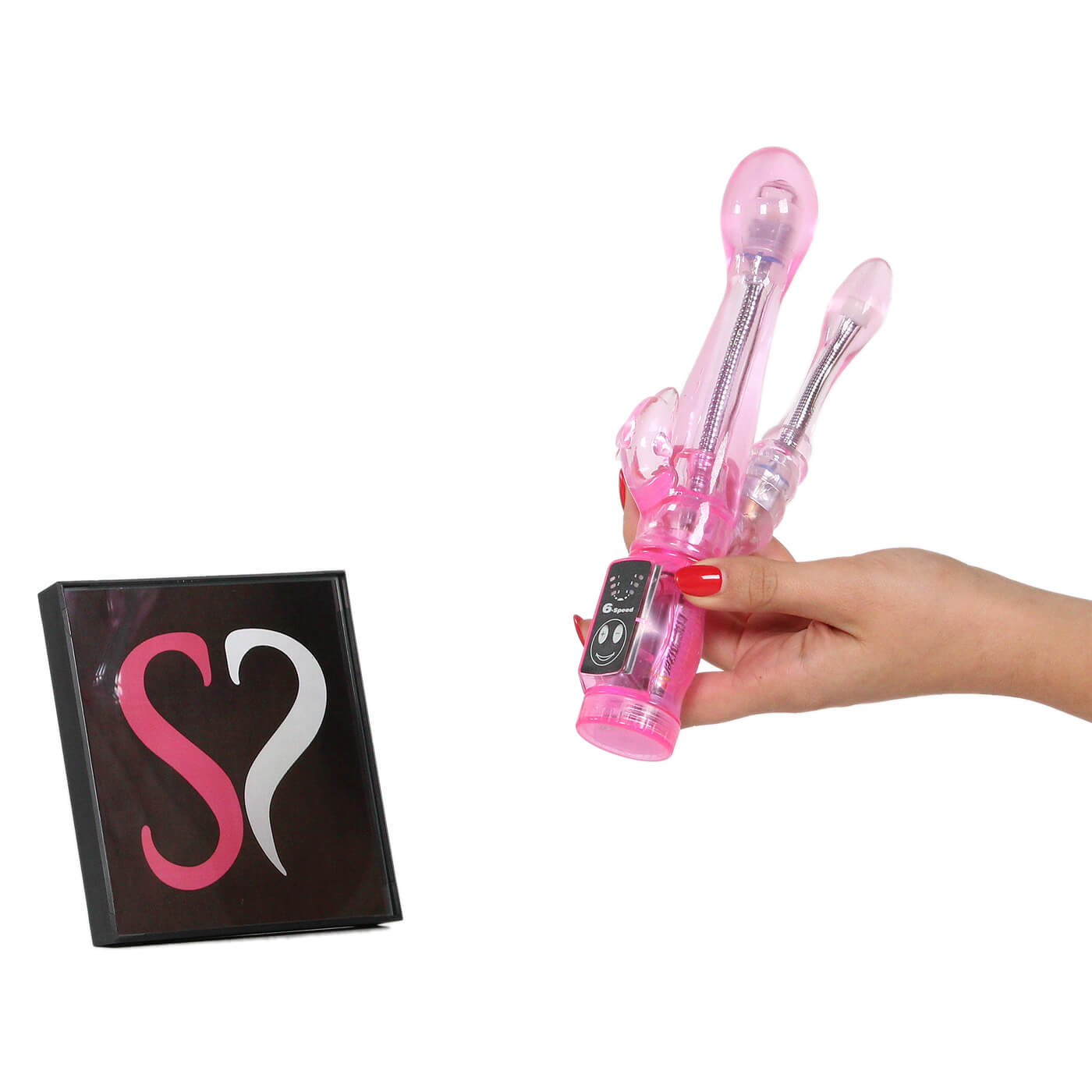 Simpli Pleasure Super Bendy 6 Speed Triple Stimulator Vibrator
