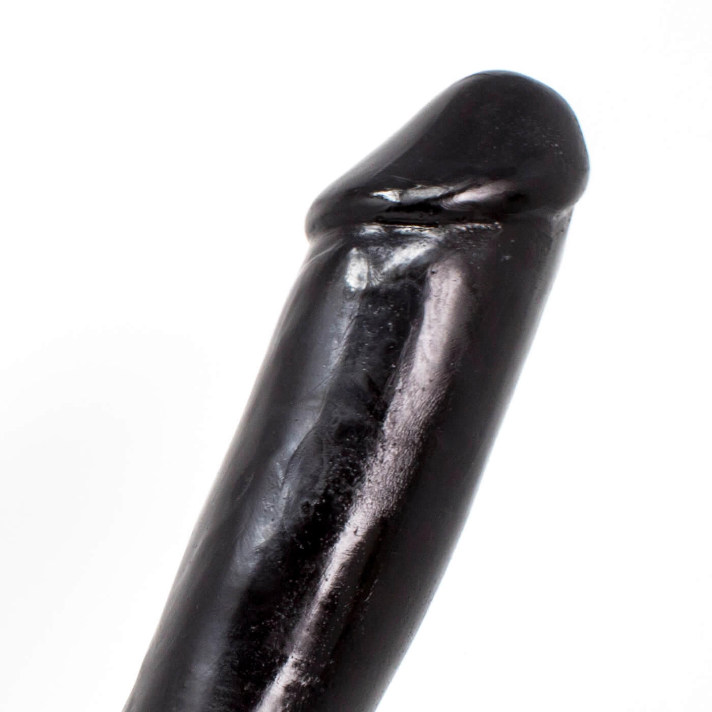 Basix 10 Inch Black Suction Cup Dildo