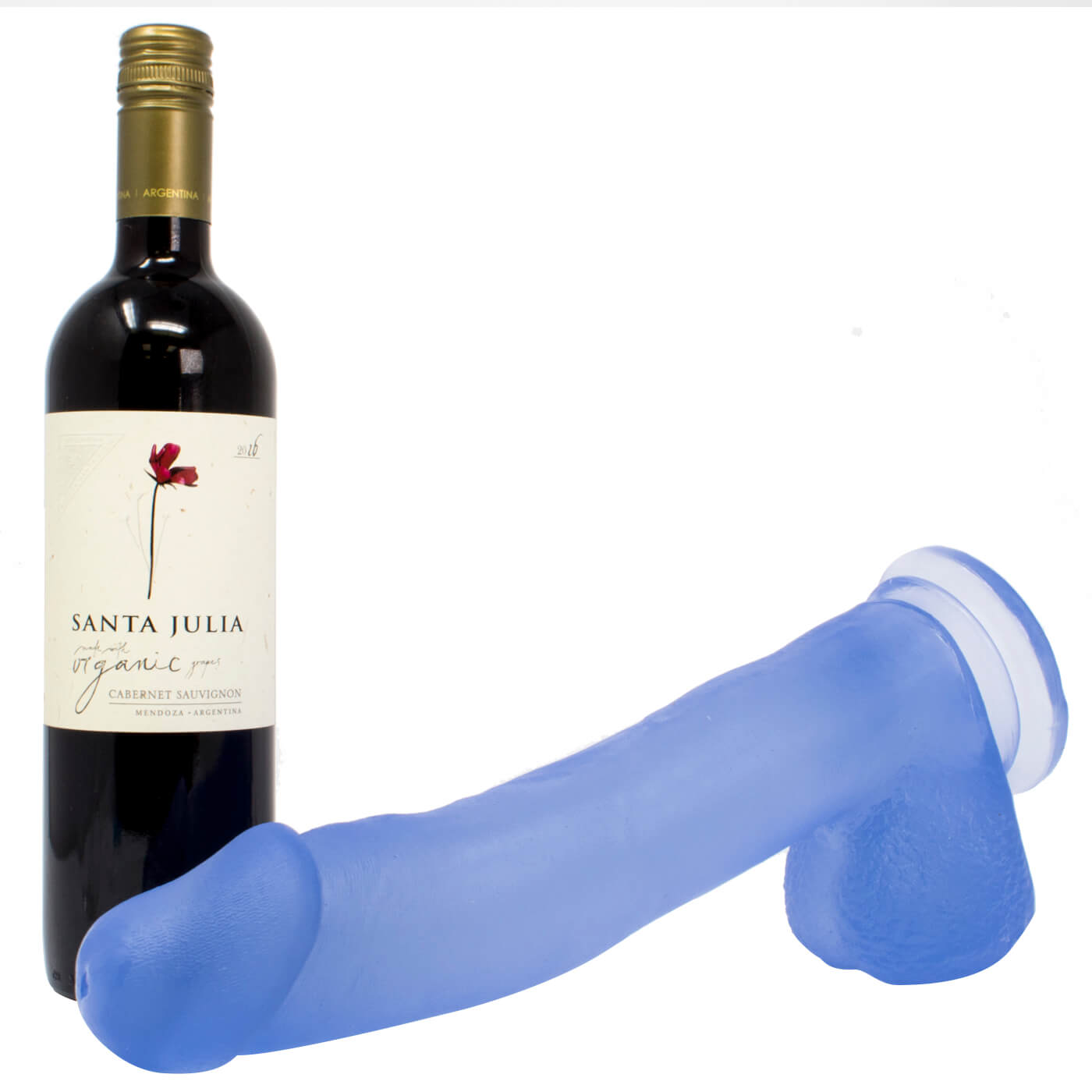 Basix Realistic 10 Inch Large Dildo with Suction Cup