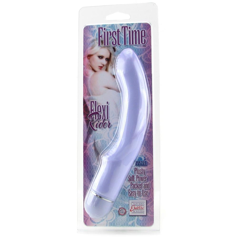 First Time Flexi Rider Multi-Speed Waterproof G-Spot Vibrator by California Exotics - - 5