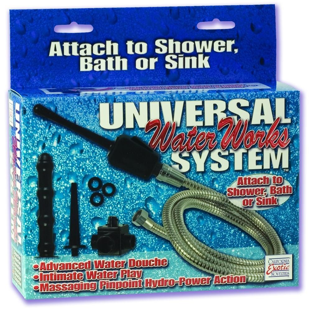 Universal Water Works Douche System by California Exotics - - 2