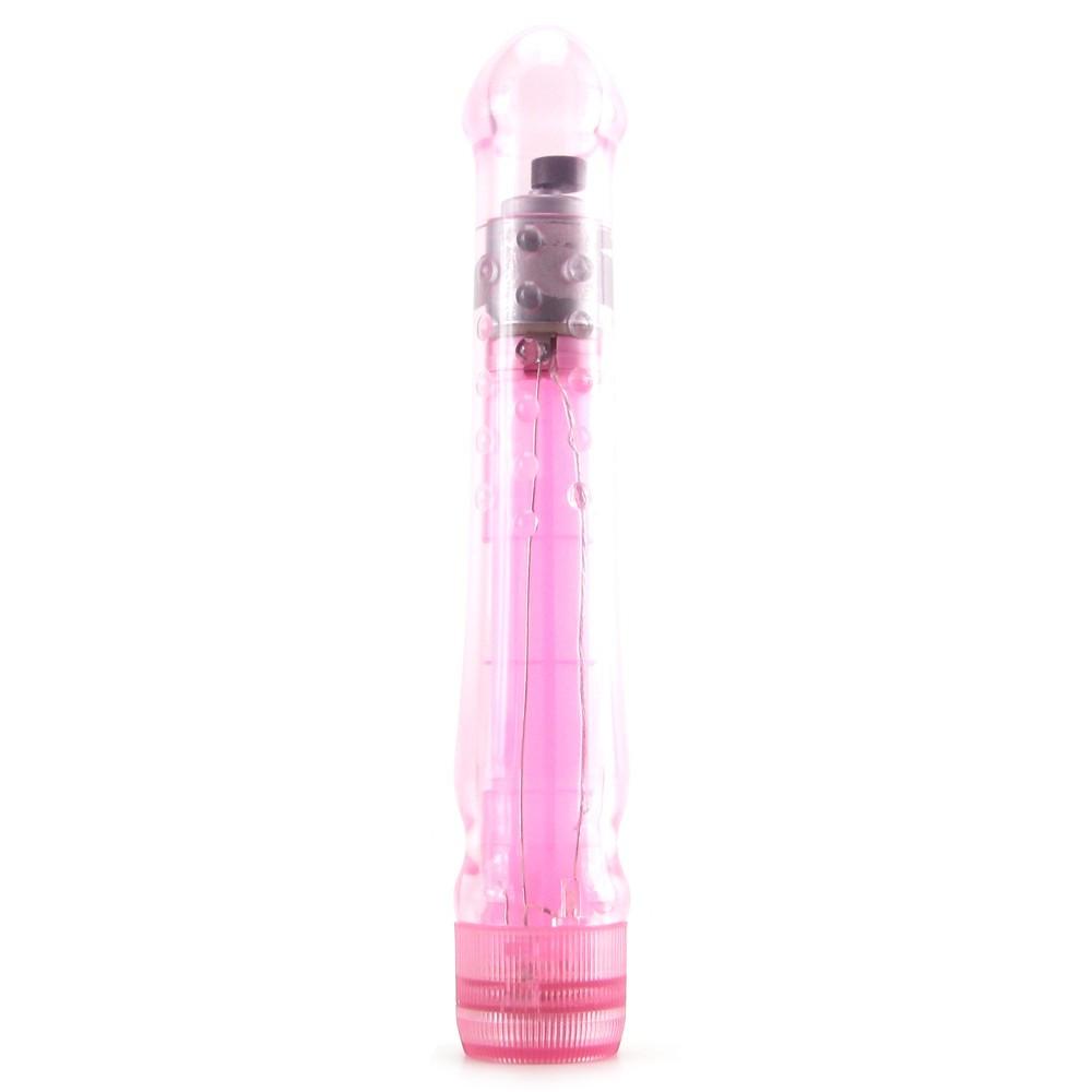 Lighted Shimmers LED Glider Powerful Waterproof Vibrator by California Exotics - - 1