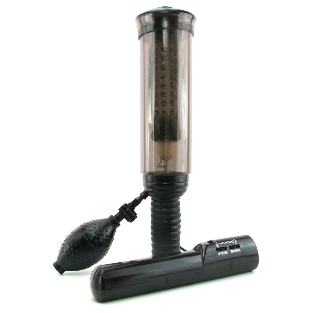 Black Jack Stroker Pump With Robotic Suction by California Exotics - - 1