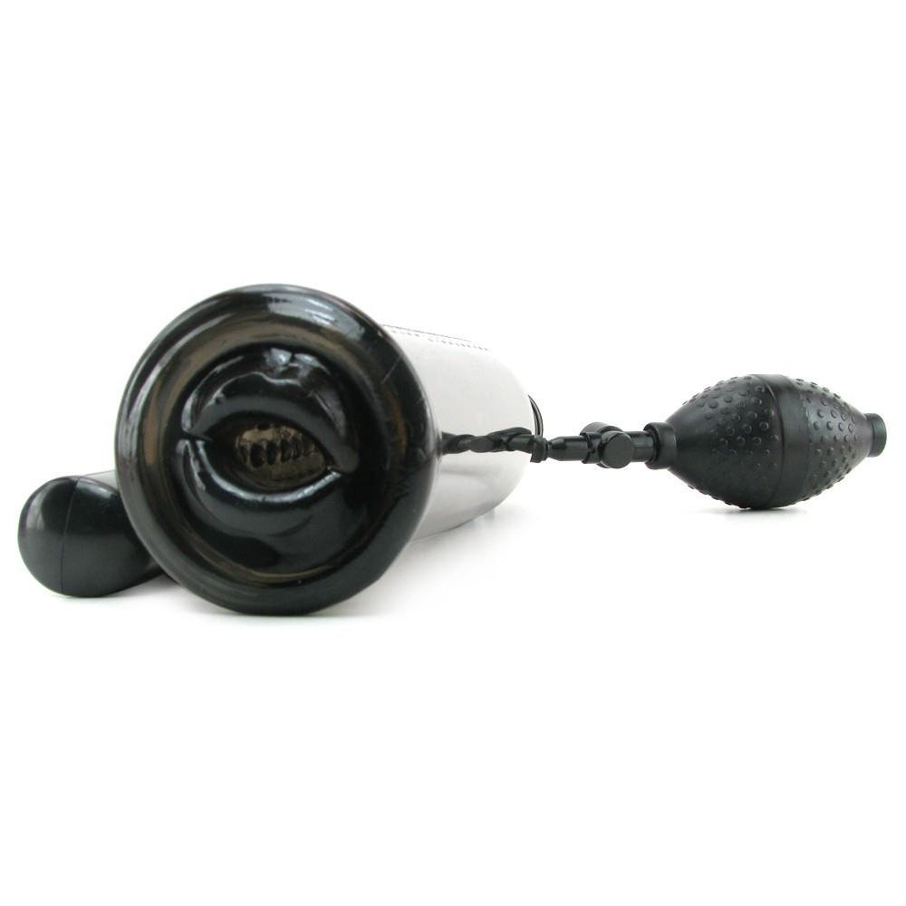 Black Jack Stroker Pump With Robotic Suction by California Exotics - - 2