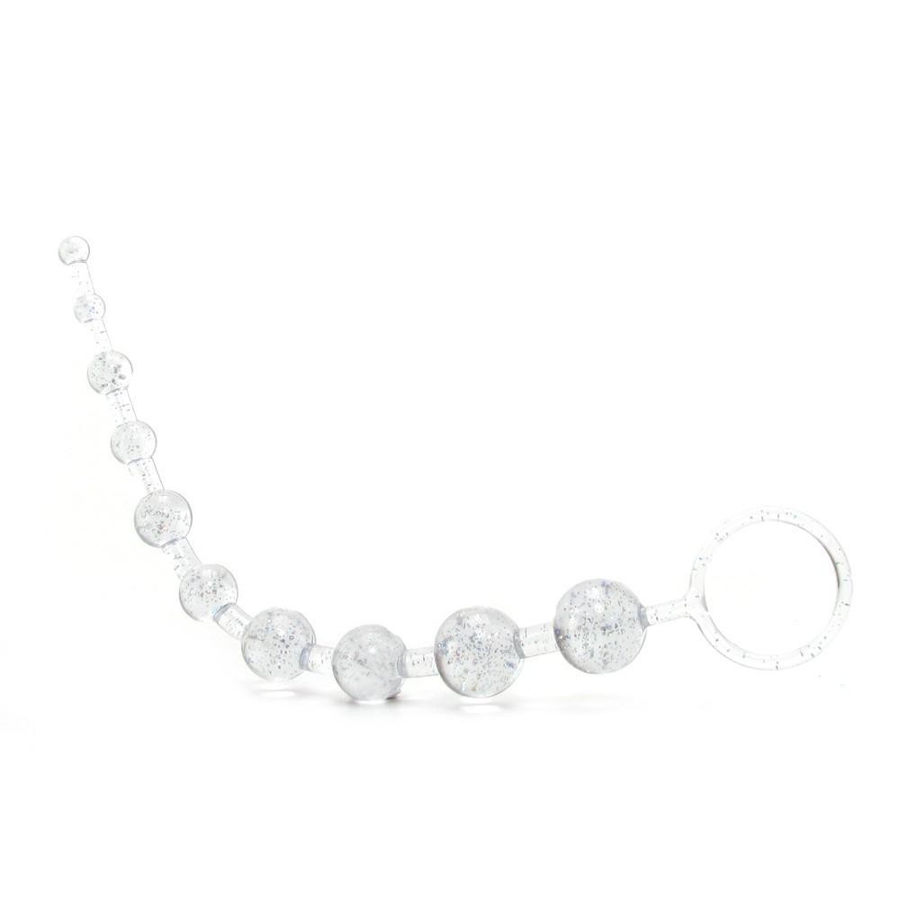 X-10 Extreme Pure Gold Anal Beads in Platinum by California Exotics - - 4