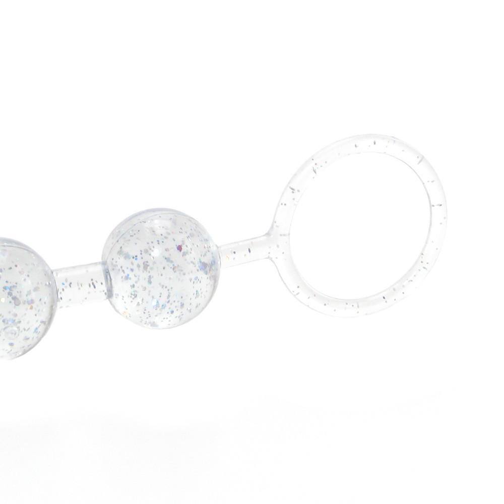 X-10 Extreme Pure Gold Anal Beads in Platinum by California Exotics - - 5