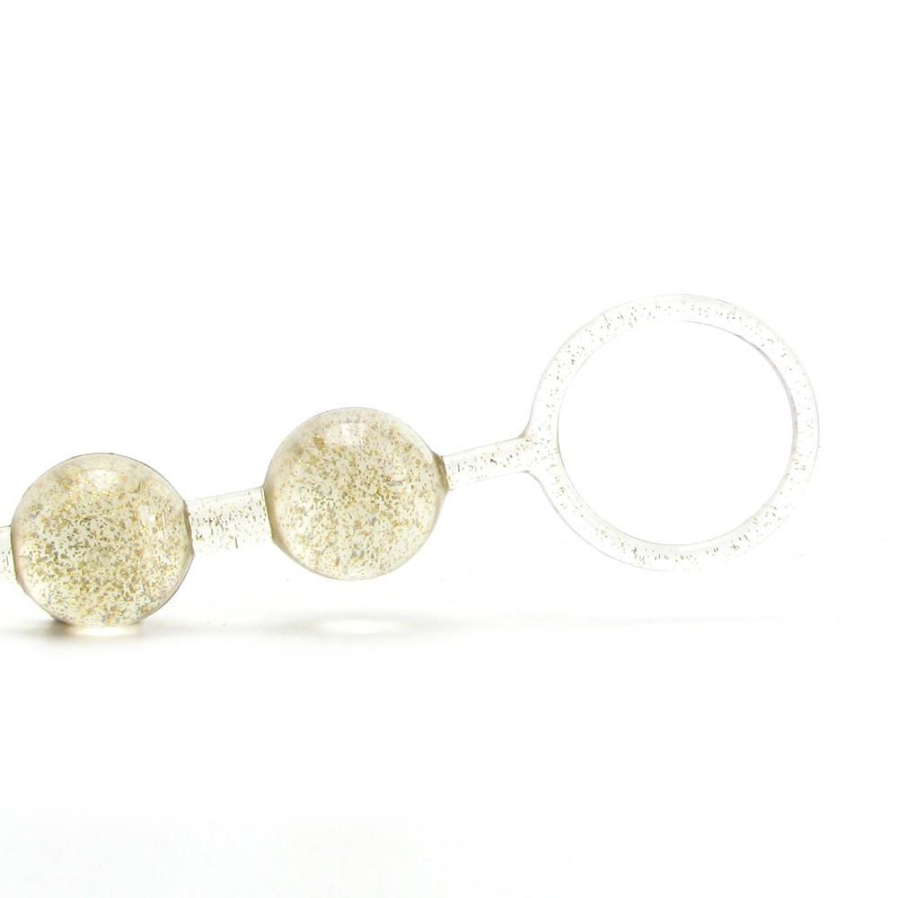 X-10 Extreme Pure Gold Anal Beads in Platinum by California Exotics - - 11