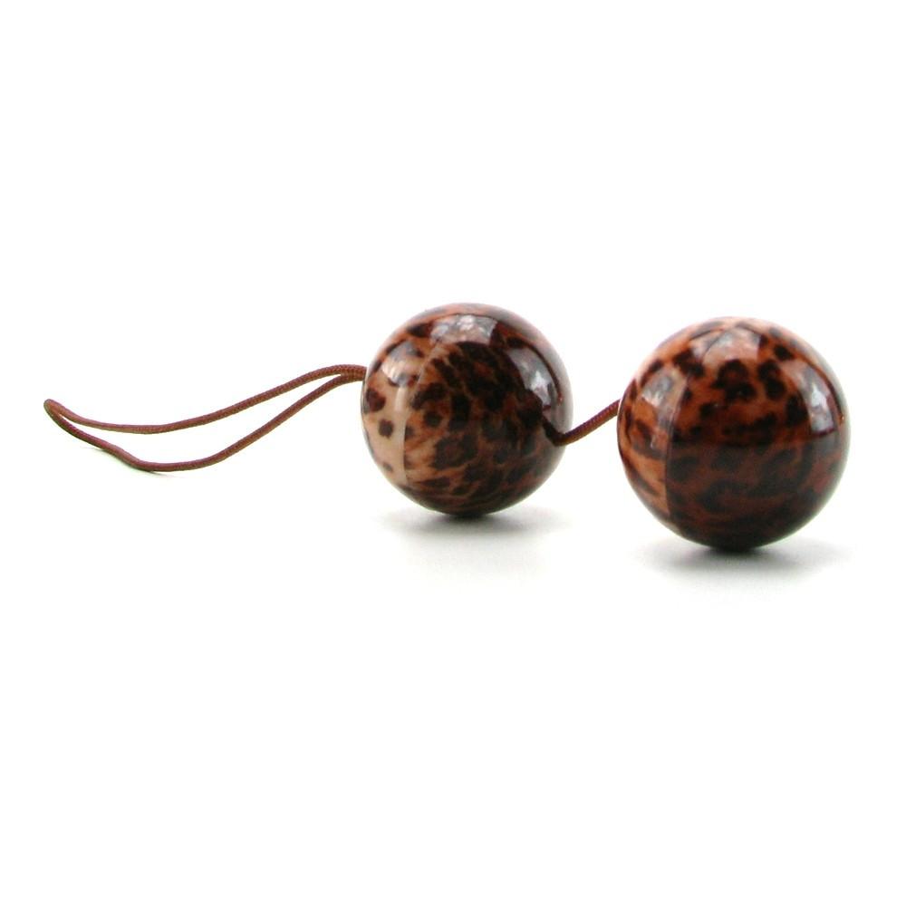 Duotone Balls in Leopard by California Exotics - - 2