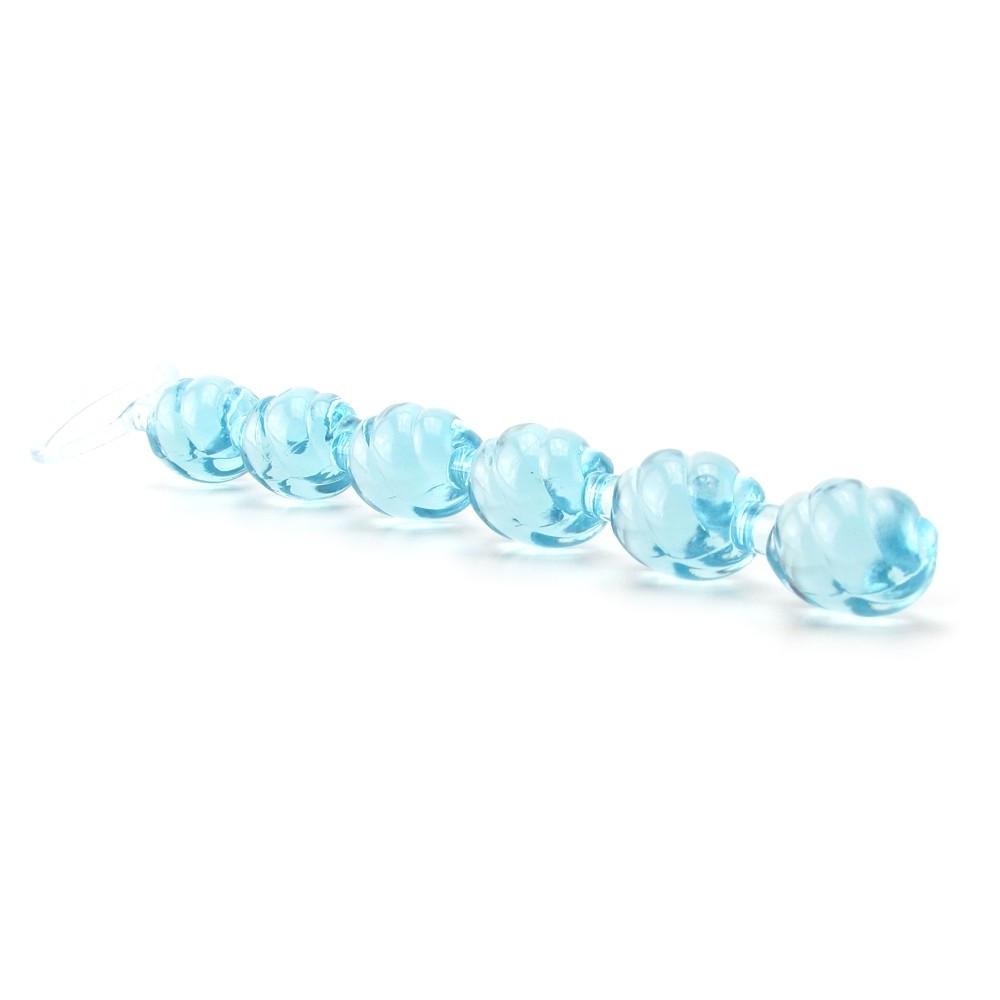 Swirl PVC Pleasure Beads With Retrieval Ring by California Exotics - - 2