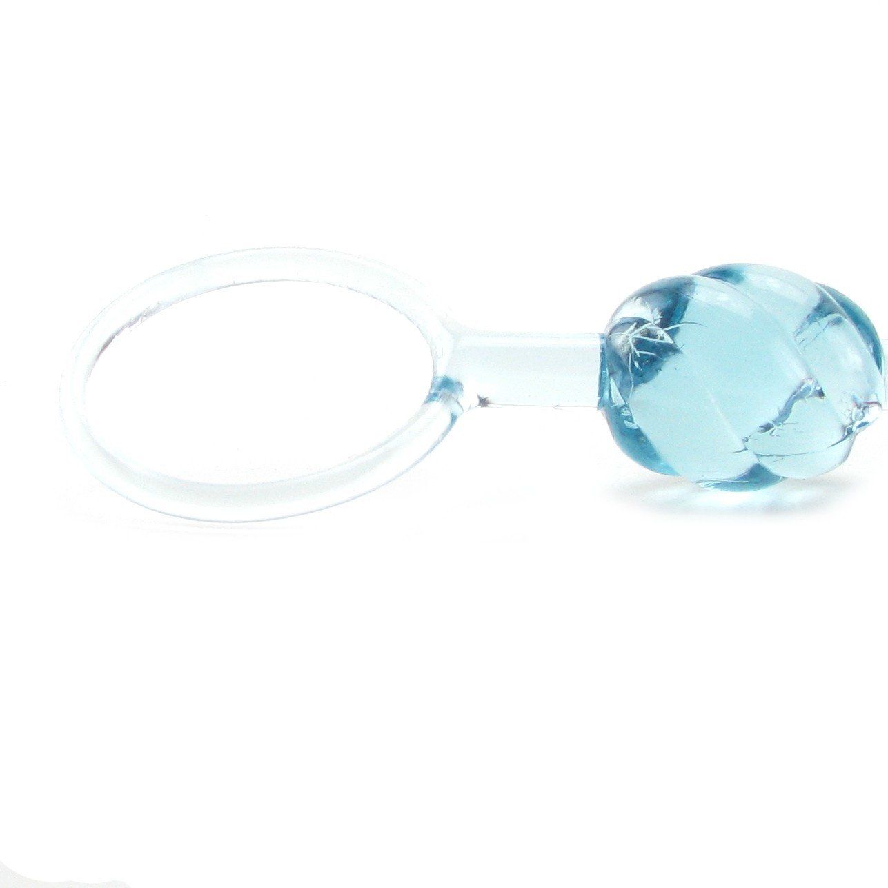 Swirl PVC Pleasure Beads With Retrieval Ring by California Exotics - - 5