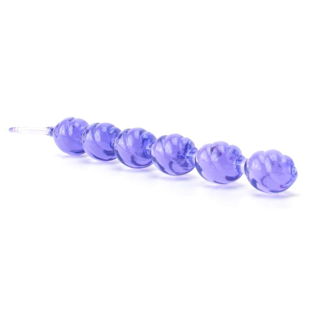 Swirl PVC Pleasure Beads With Retrieval Ring by California Exotics - - 7