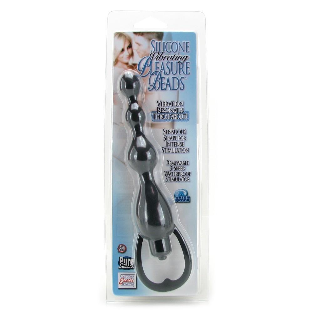Silicone Pleasure Vibrating Anal Beads by California Exotics - - 4