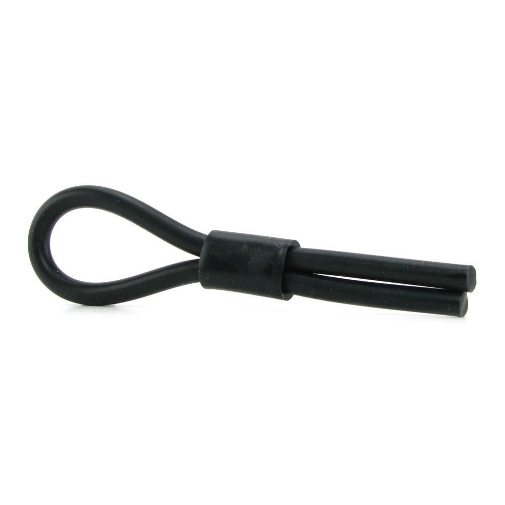 Silicone Stud Lasso in Black by California Exotics - - 1