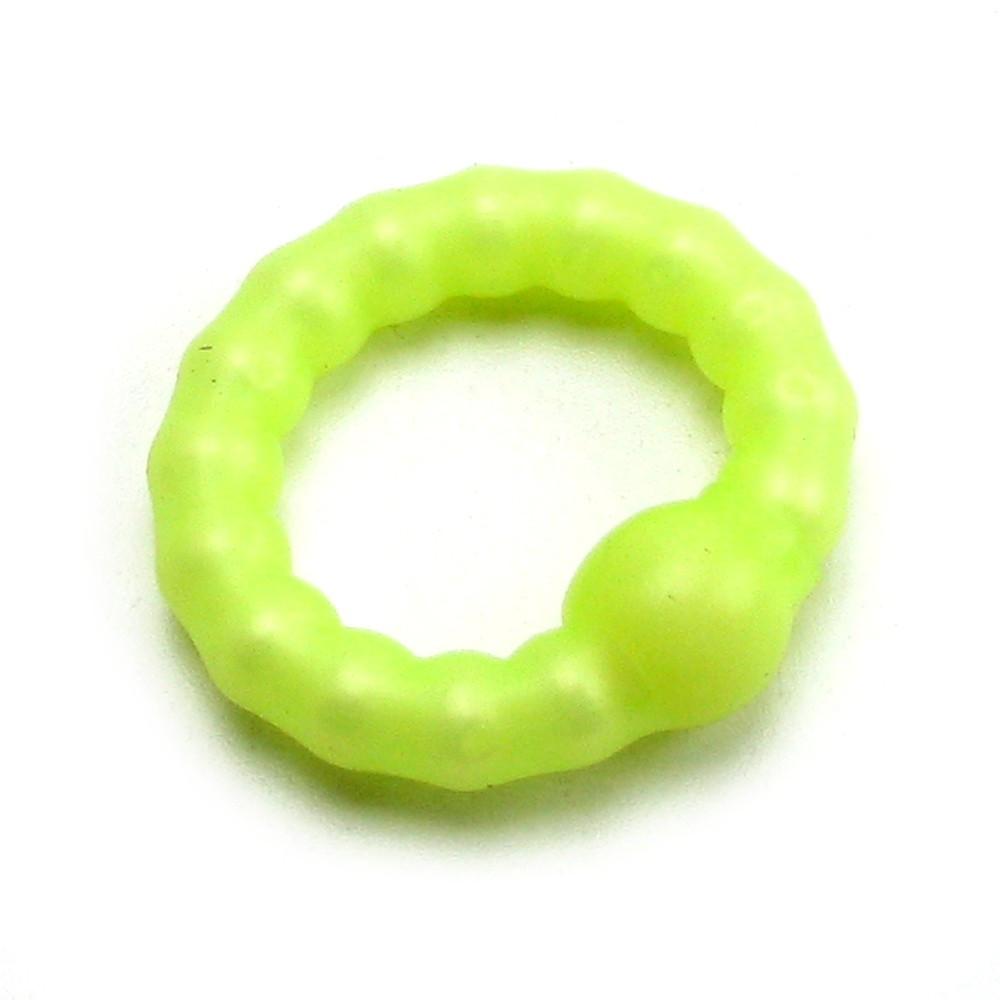Prolong Beaded Cock Ring (Glow in the Dark!) by California Exotics - - 2