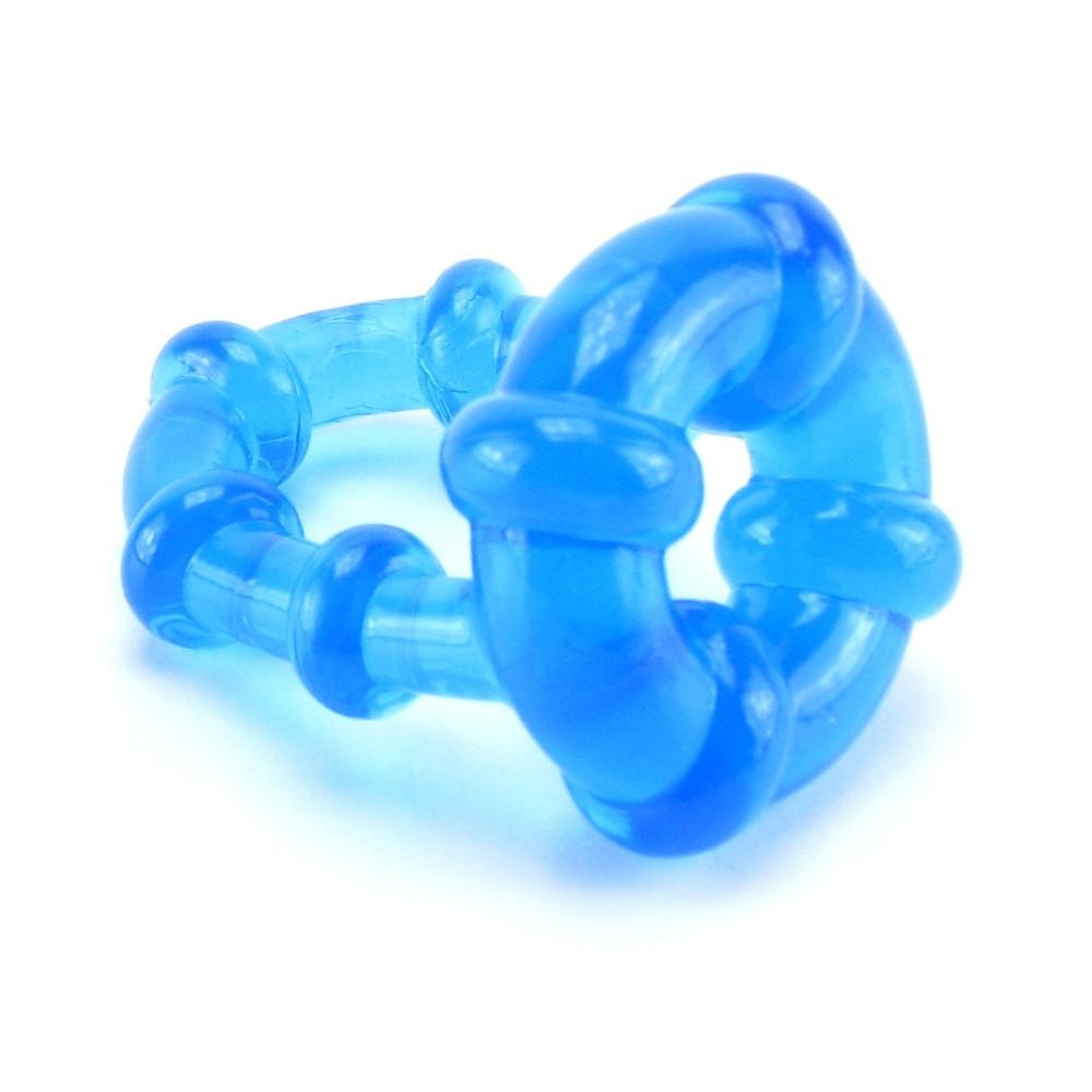 Sapphire Enhancer Cock Ring by California Exotics - - 1