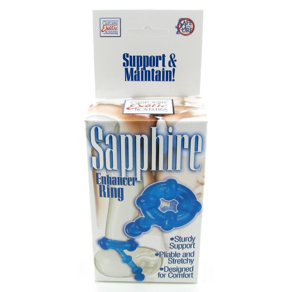 Sapphire Enhancer Cock Ring by California Exotics - - 6
