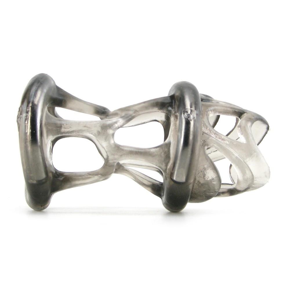 Passion Double Cock Ring Cage by California Exotics - - 3