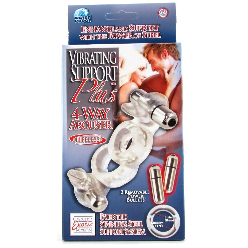 Vibrating Support Plus 4-Way Arouser by California Exotics - - 6