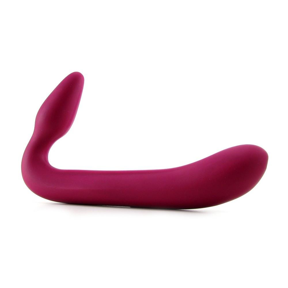 Love Rider Strapless Strap-On Dildo in Raspberry by California Exotics - - 1