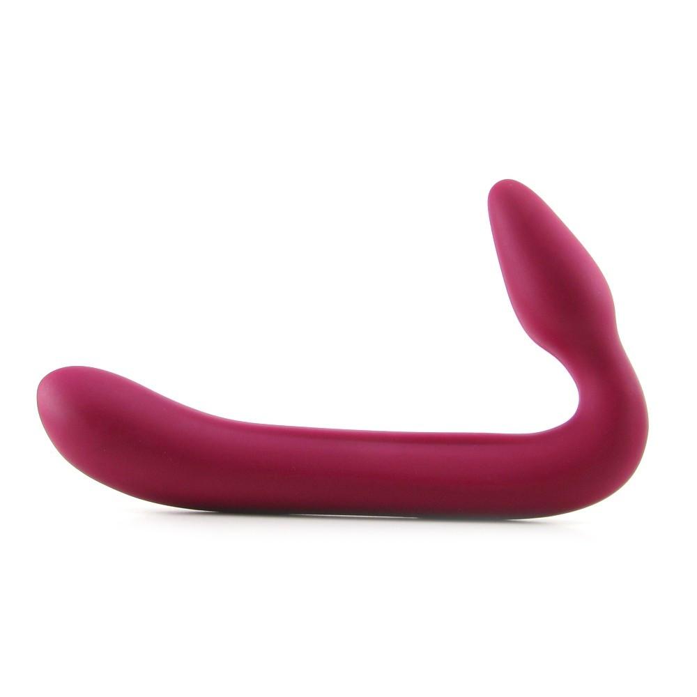 Love Rider Strapless Strap-On Dildo in Raspberry by California Exotics - - 3
