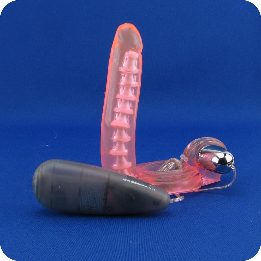 Ultimate Triple Stimulator Dildo Cock Ring by California Exotics - - 4