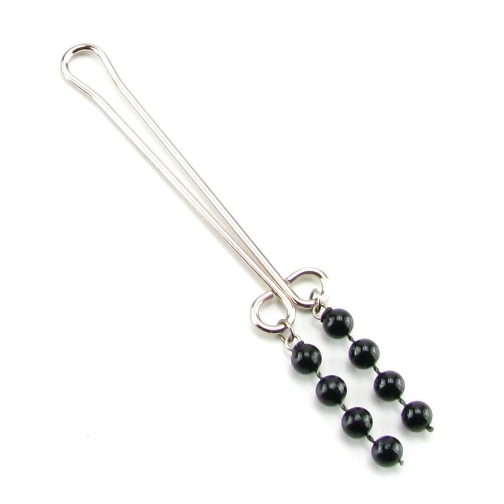 Cleopatra Non-Piercing Clit Jewelry in Black by California Exotics - - 1