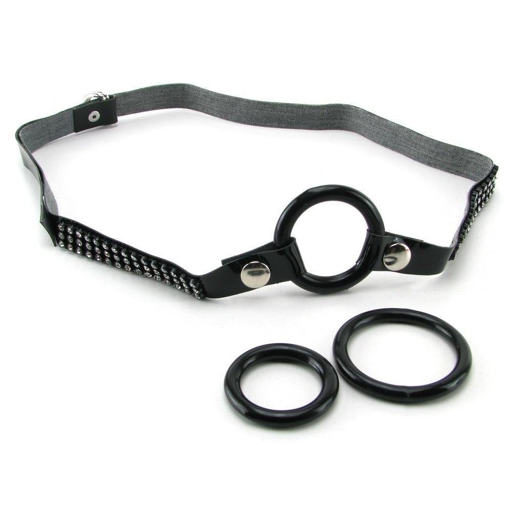 Bound by Diamonds Open Ring Gag by California Exotics - - 1