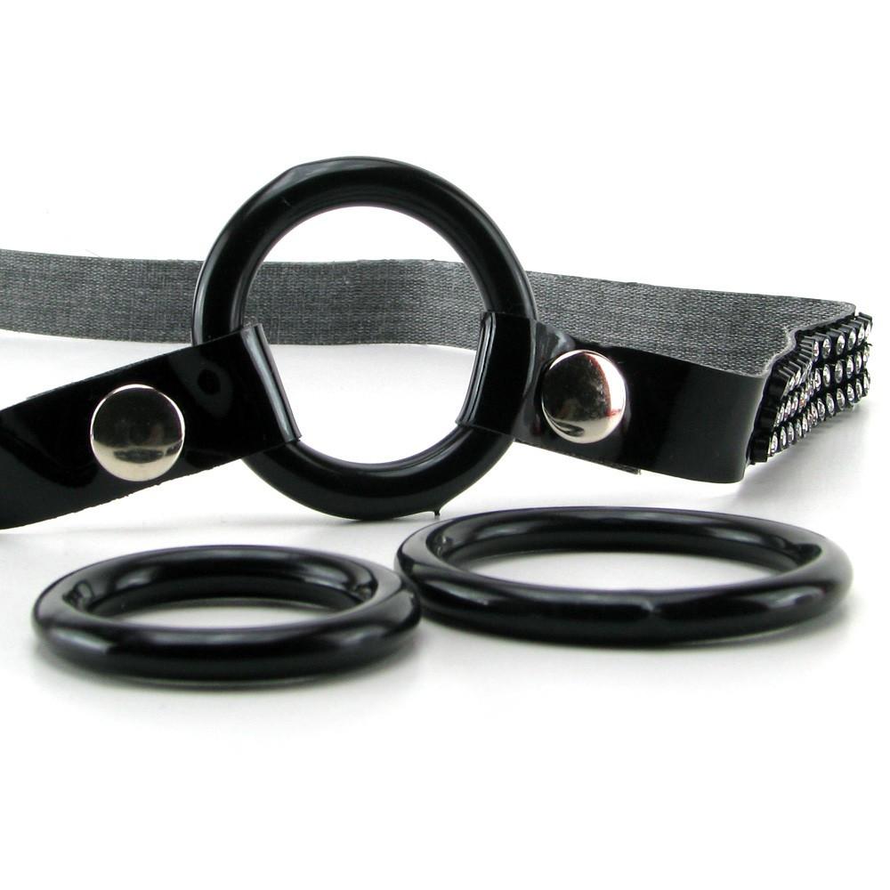 Bound by Diamonds Open Ring Gag by California Exotics - - 2