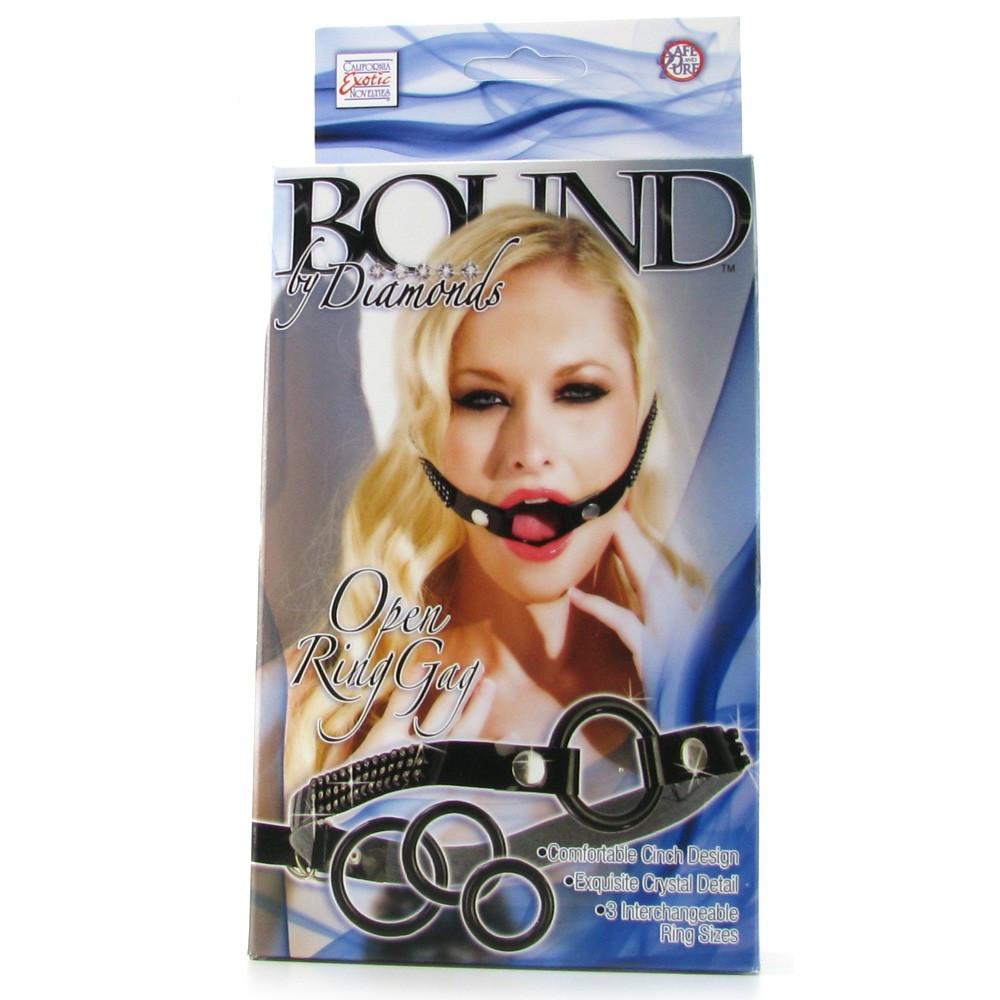 Bound by Diamonds Open Ring Gag by California Exotics - - 6