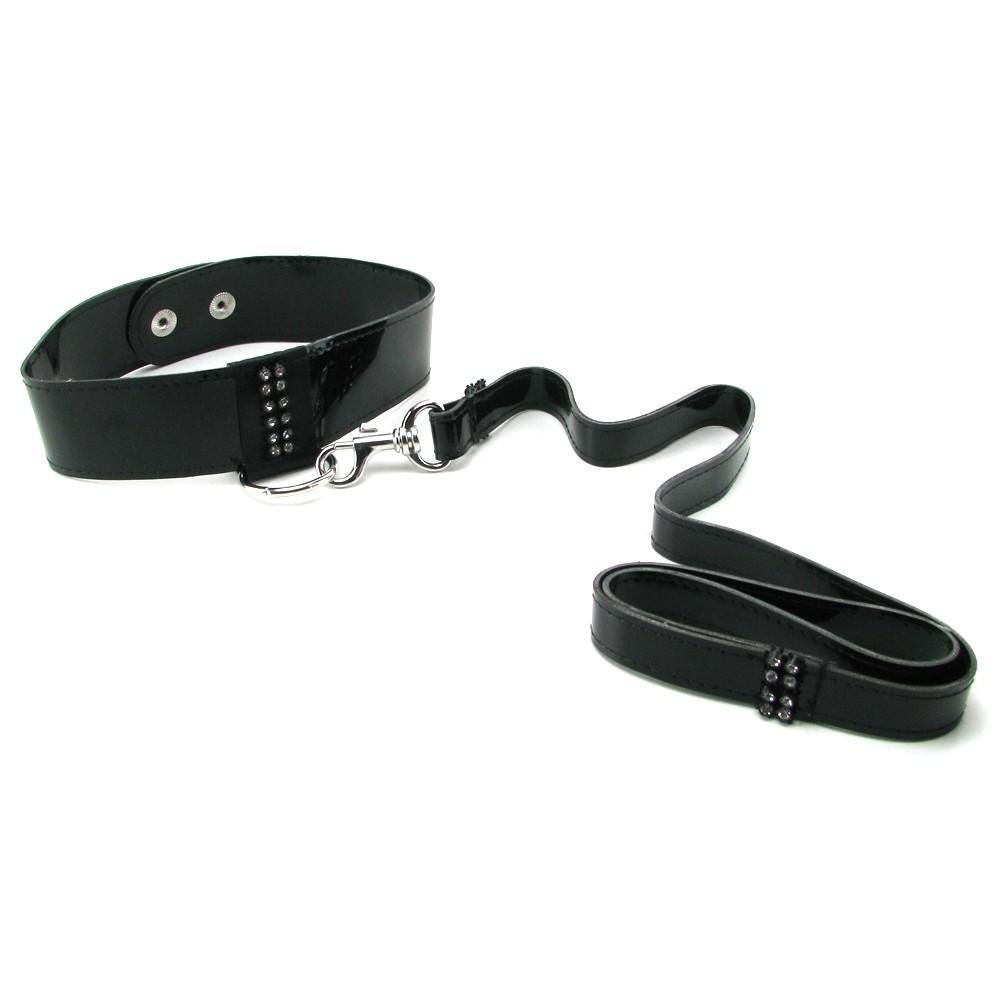 Bound By Diamonds Leash and Collar Set by California Exotics - - 1