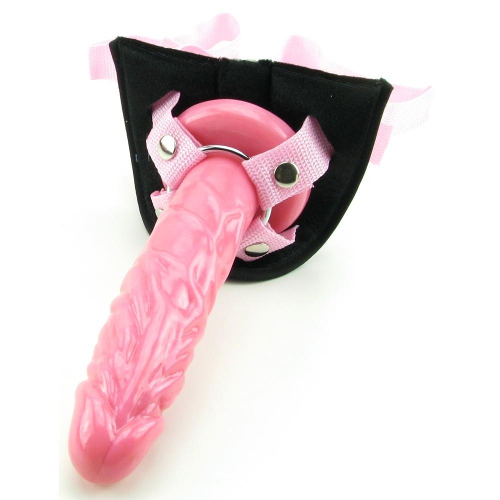 Ginas Pink Harness With Stud by California Exotics - - 3