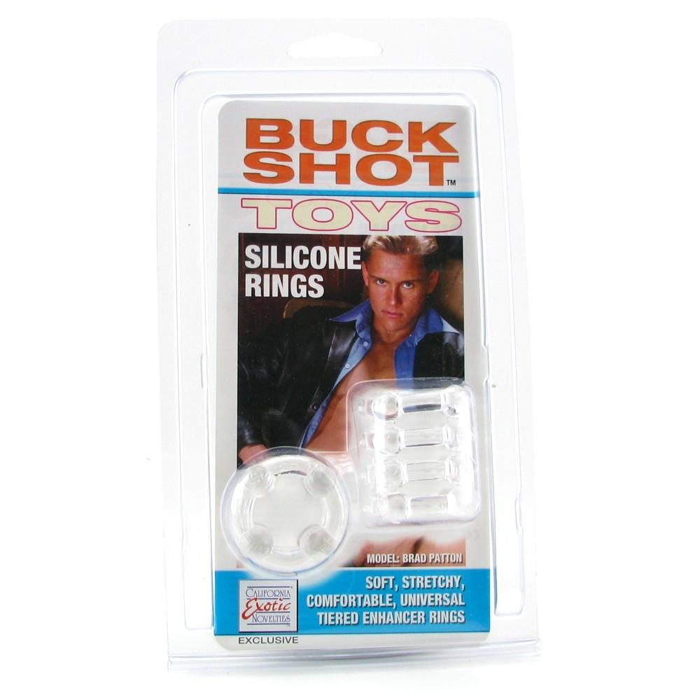 Buck Shot Toys Silicone Cock Rings by California Exotics - - 3